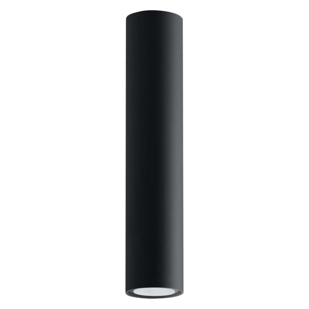 Plafonnier Acier Noir GU10 1 Lagos 30