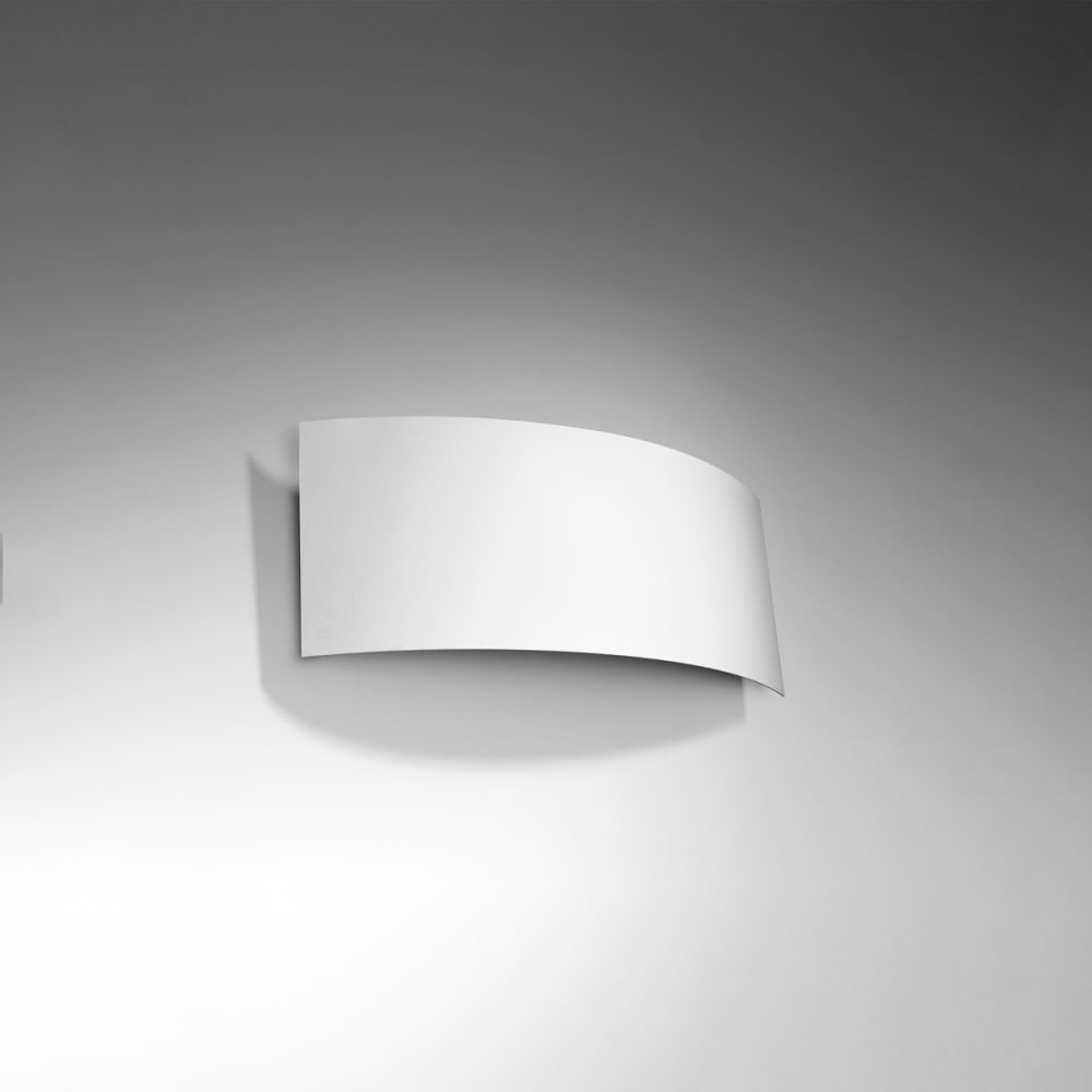 Applique rectangle en métal, blanc L: 34cm - Maisons du Monde