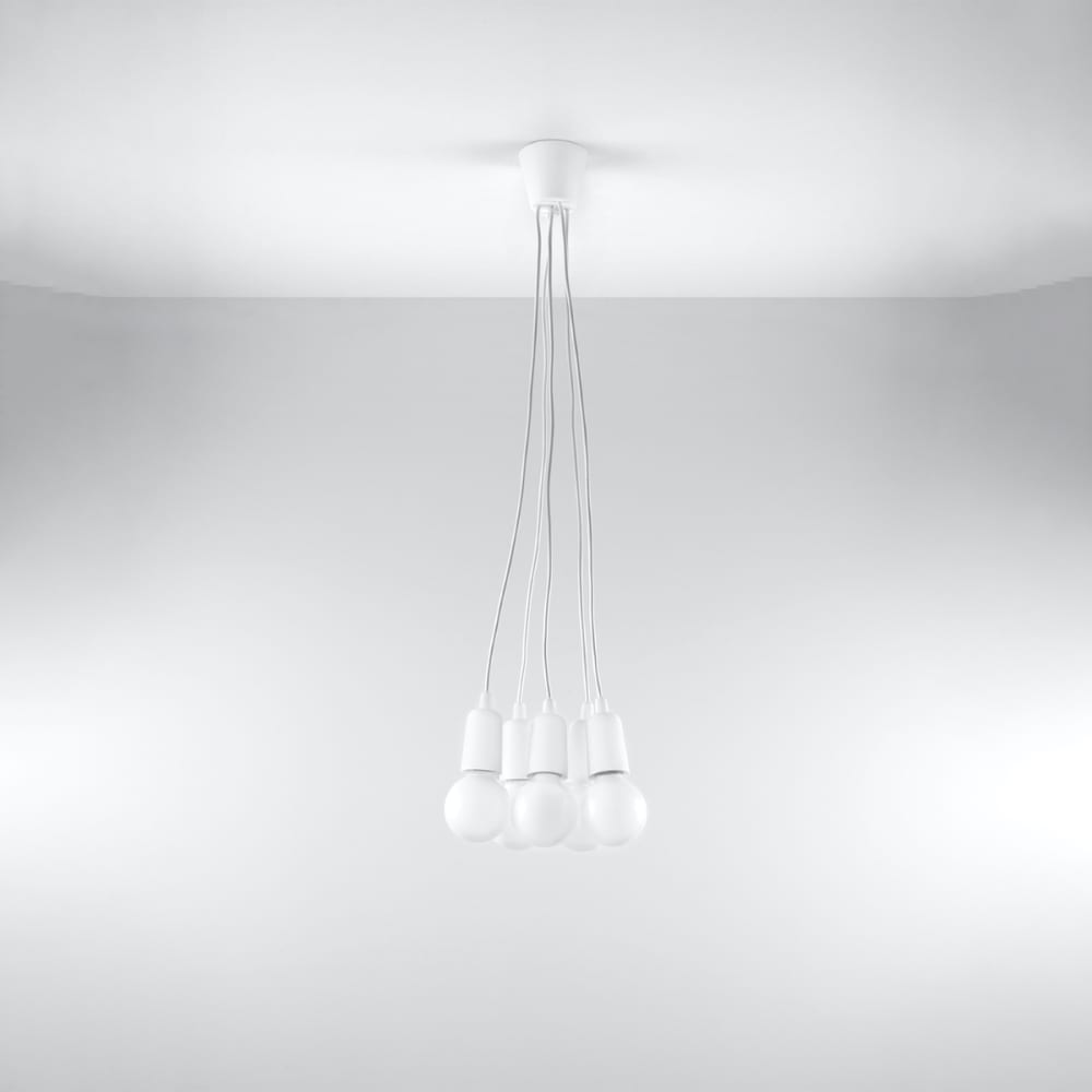 Suspension en acrylique, blanc L: 25cm — vue 3