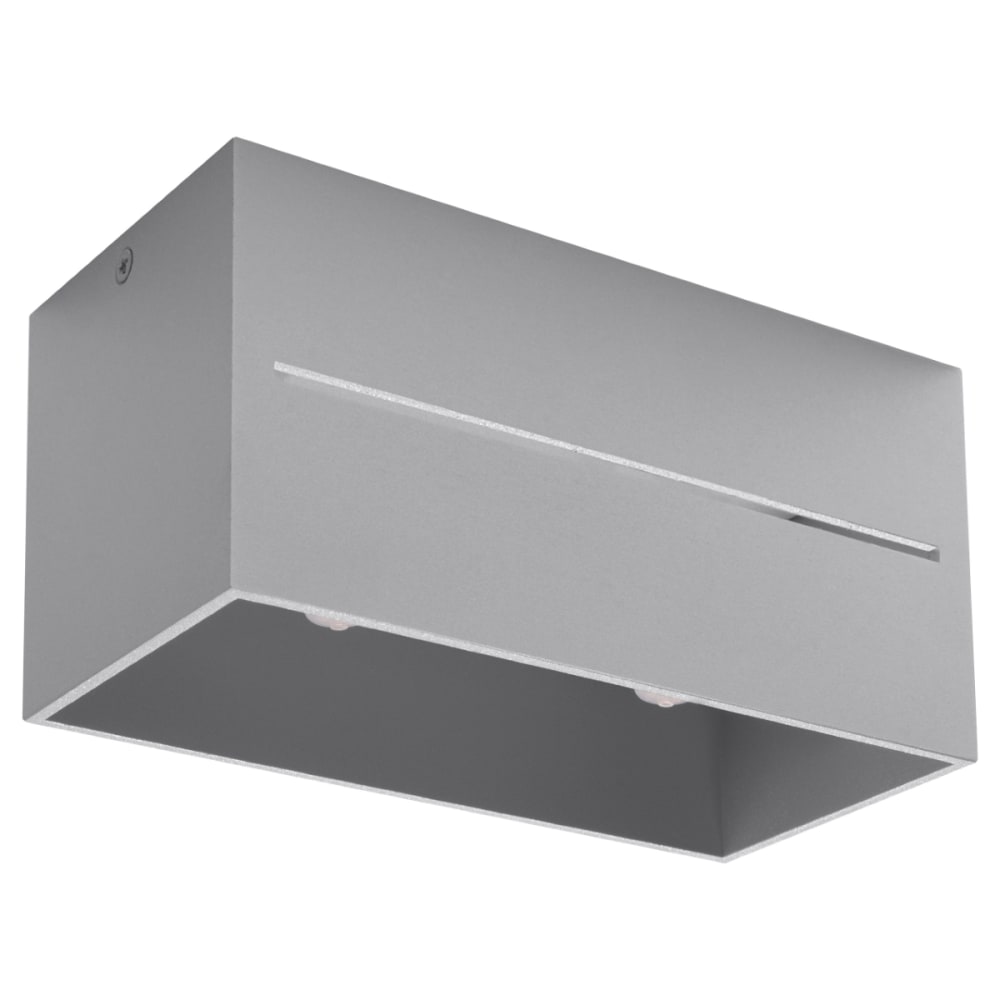 Sollux Lighting Deckenlampen aus Aluminium in grau style classic chic - Aluminium