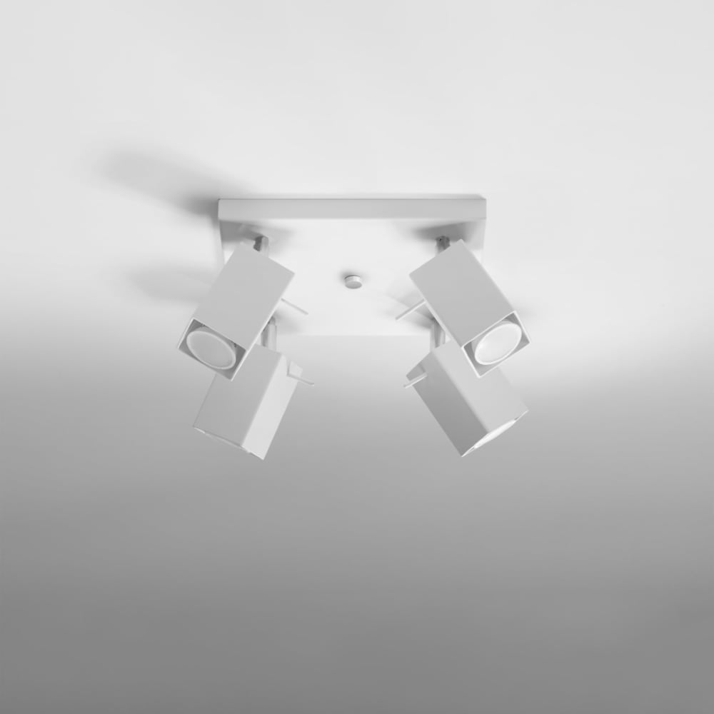 Lámpara de techo blanco acero alt. 16 cm - Maisons du Monde