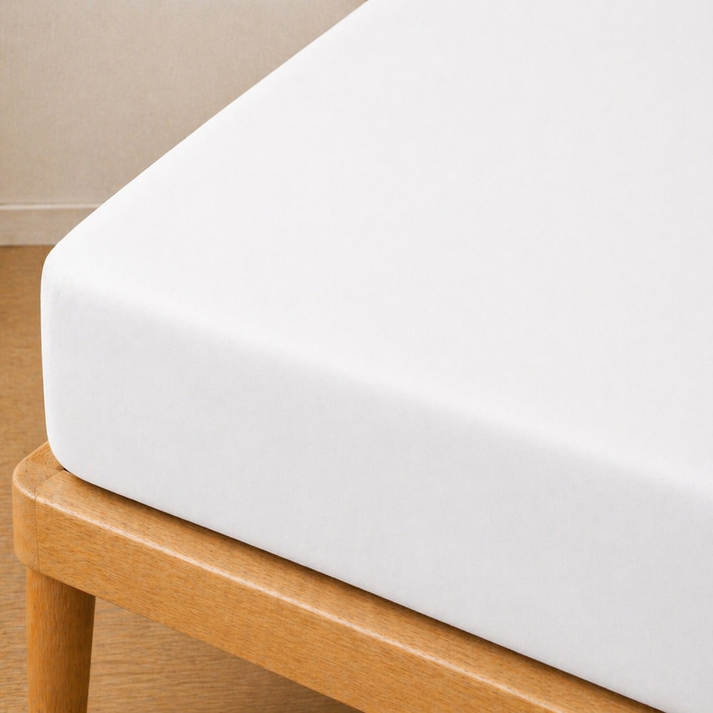 Parure de draps coton blanc 180x290 cm - Maisons du Monde