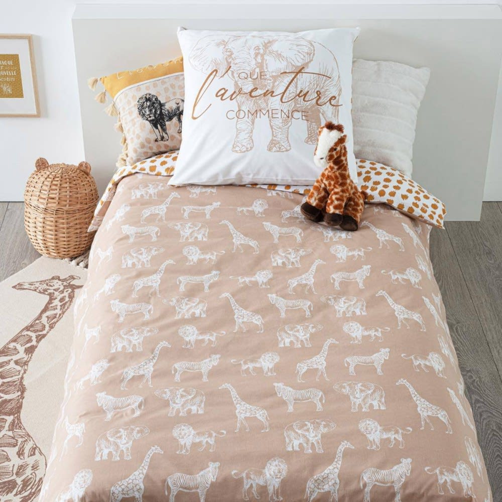 Decoratie Bettbezug Baumwolle beige 90x190cm style modern Baumwolle Baby