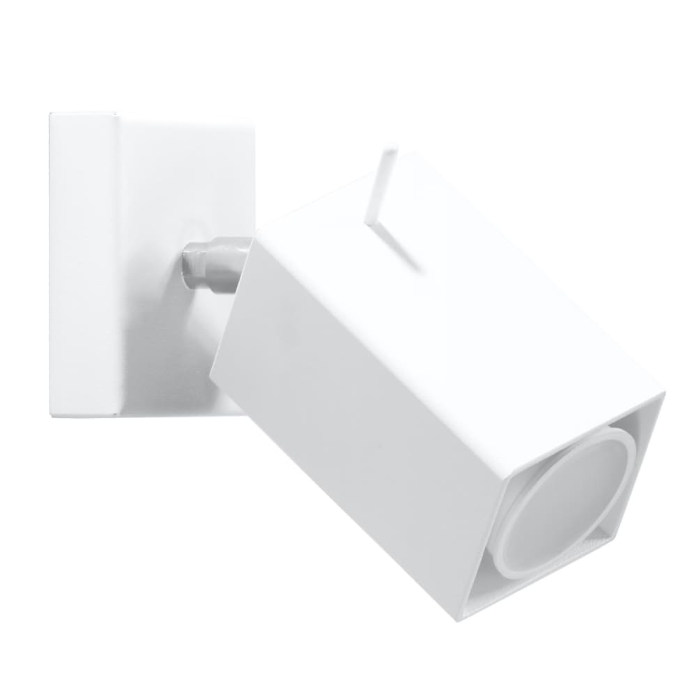 Lámpara de pared blanco acero alt. 8 cm