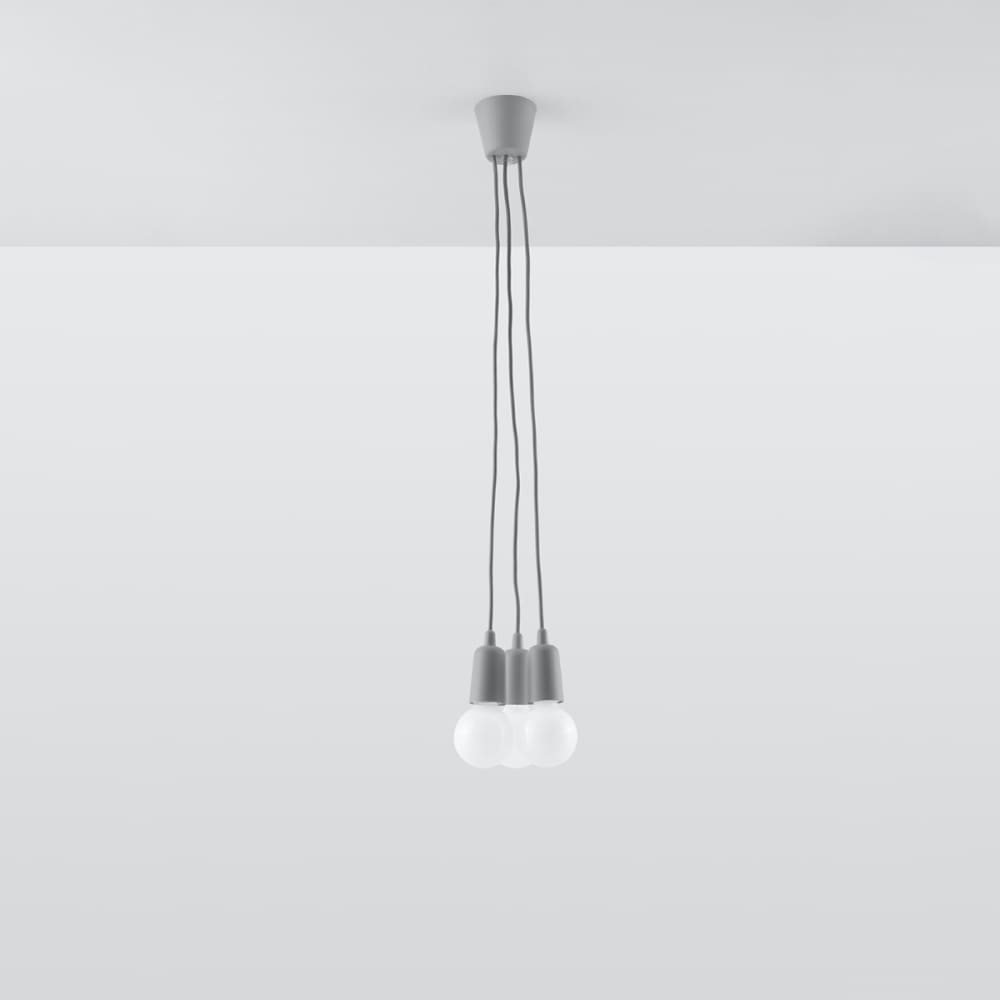 Pendelleuchten aus PVC in grau - Maisons Du Monde