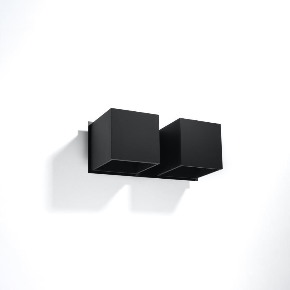 Applique Aluminium Noir G9 2 Quad - Maisons du Monde