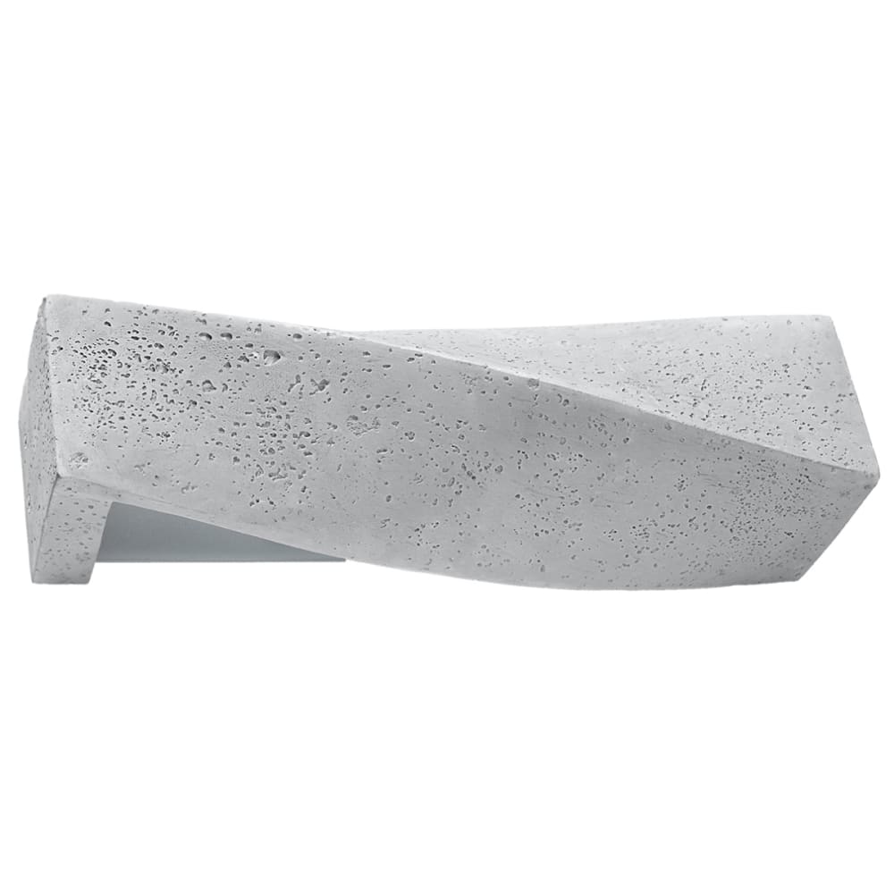 Lámpara de pared gris concreto alt. 14 cm