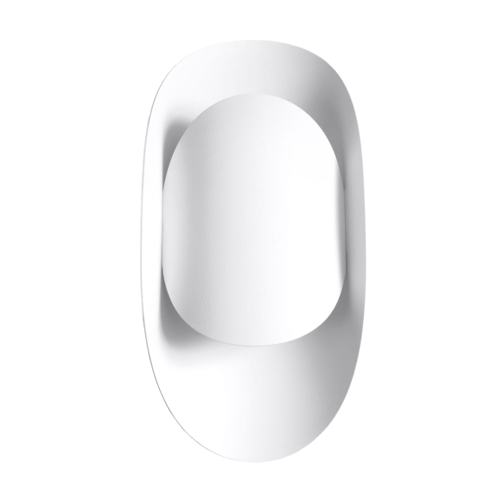 Lámpara de pared blanco acero alt. 30 cm