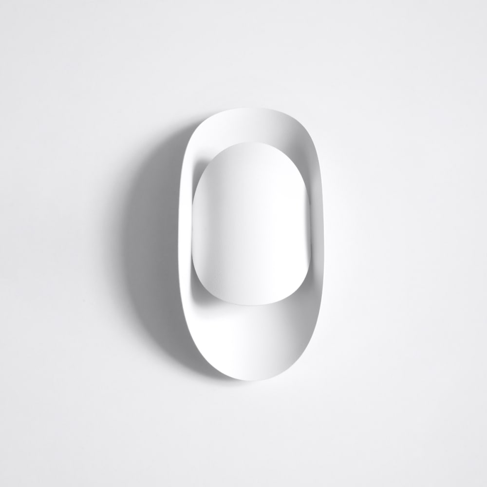 Lámpara de pared blanco acero alt. 30 cm - Maisons du Monde