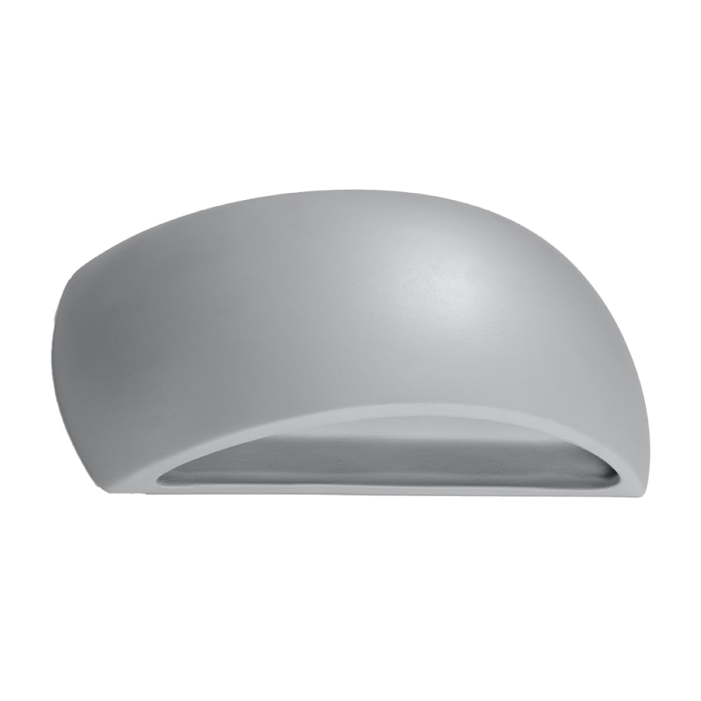 Lámpara de pared gris cerámica alt. 14 cm
