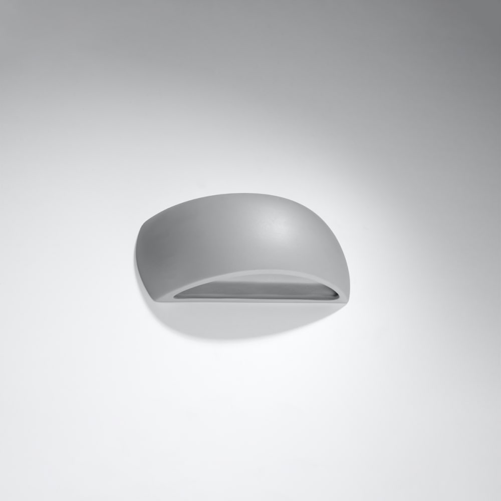 Lámpara de pared gris cerámica alt. 14 cm - Maisons du Monde