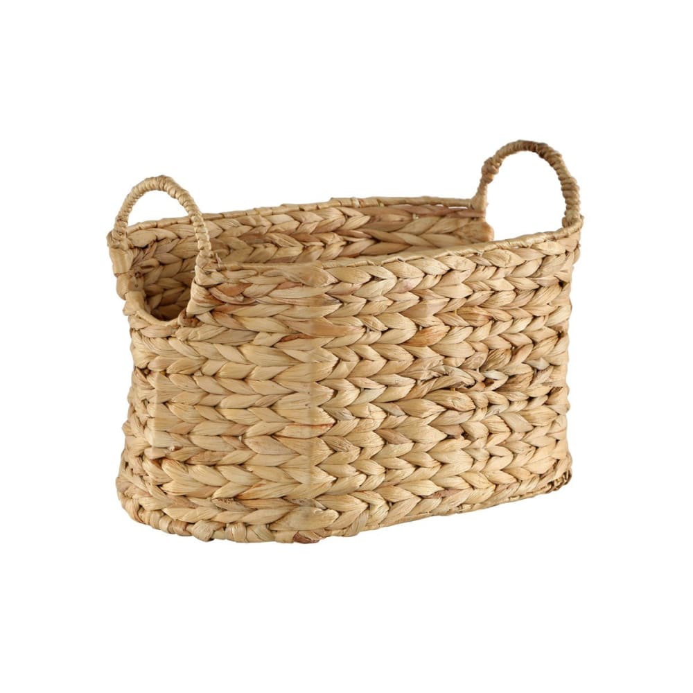 Petit panier en jacinthe d'eau - h21 cm — Beyit