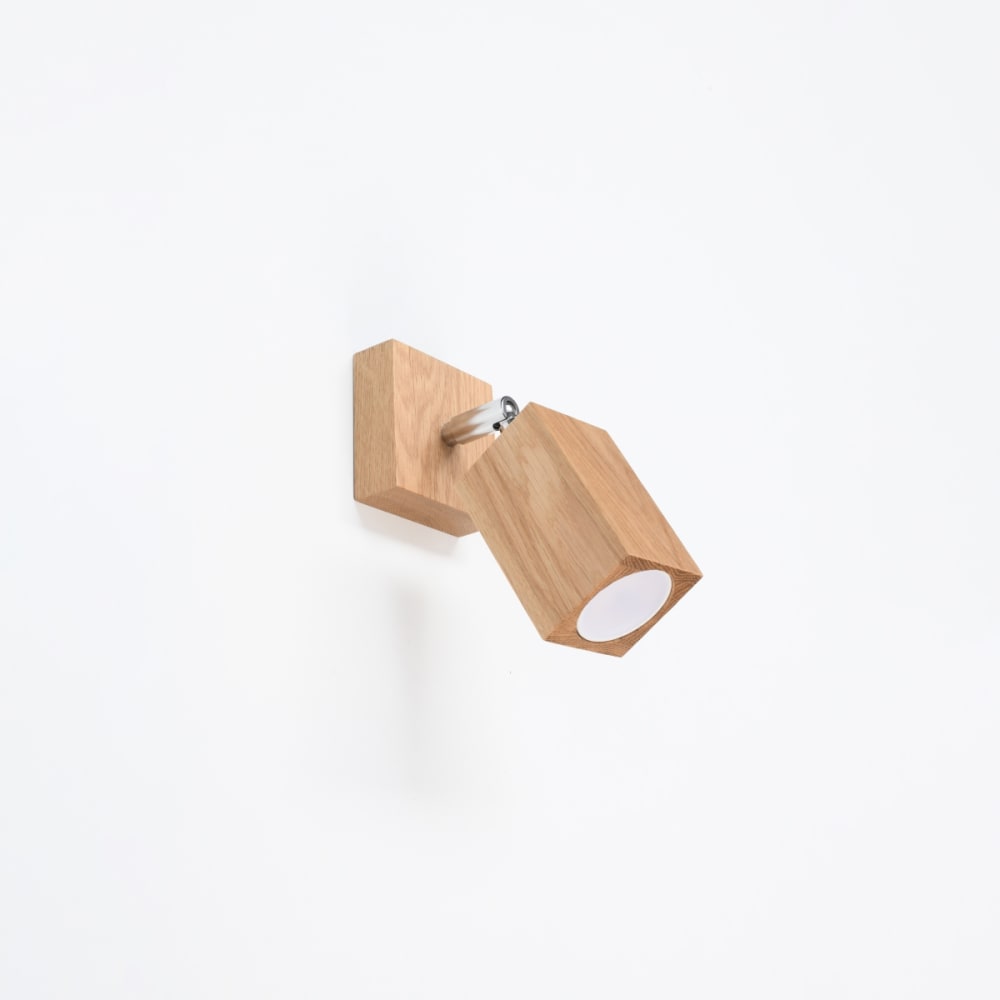 Lampada da parete quercia legno - Sollux Lighting
