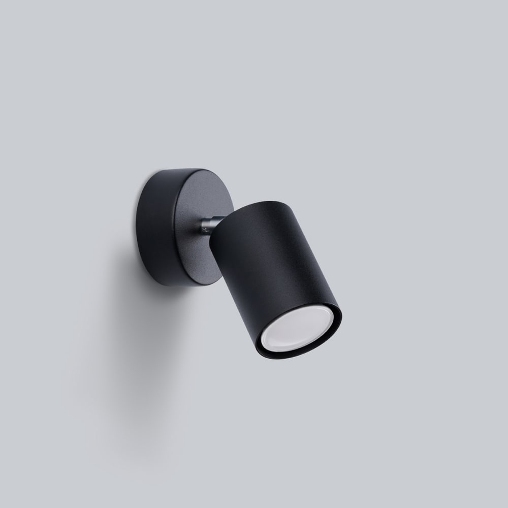 Applique Acier Noir GU10 1 Lemmi - Maisons du Monde