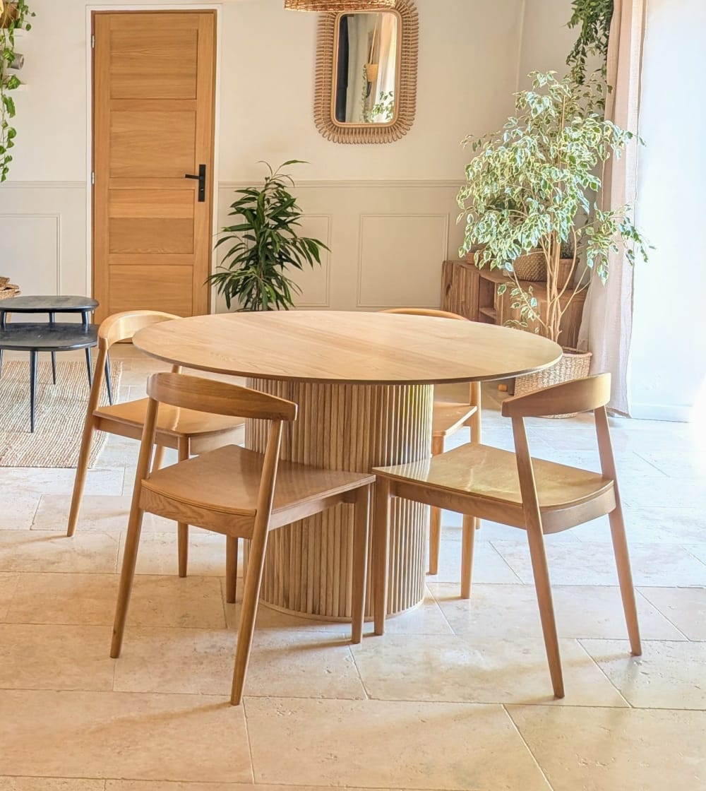 Nordlys Esstisch aus Holz (6 Personen) Braun Holz