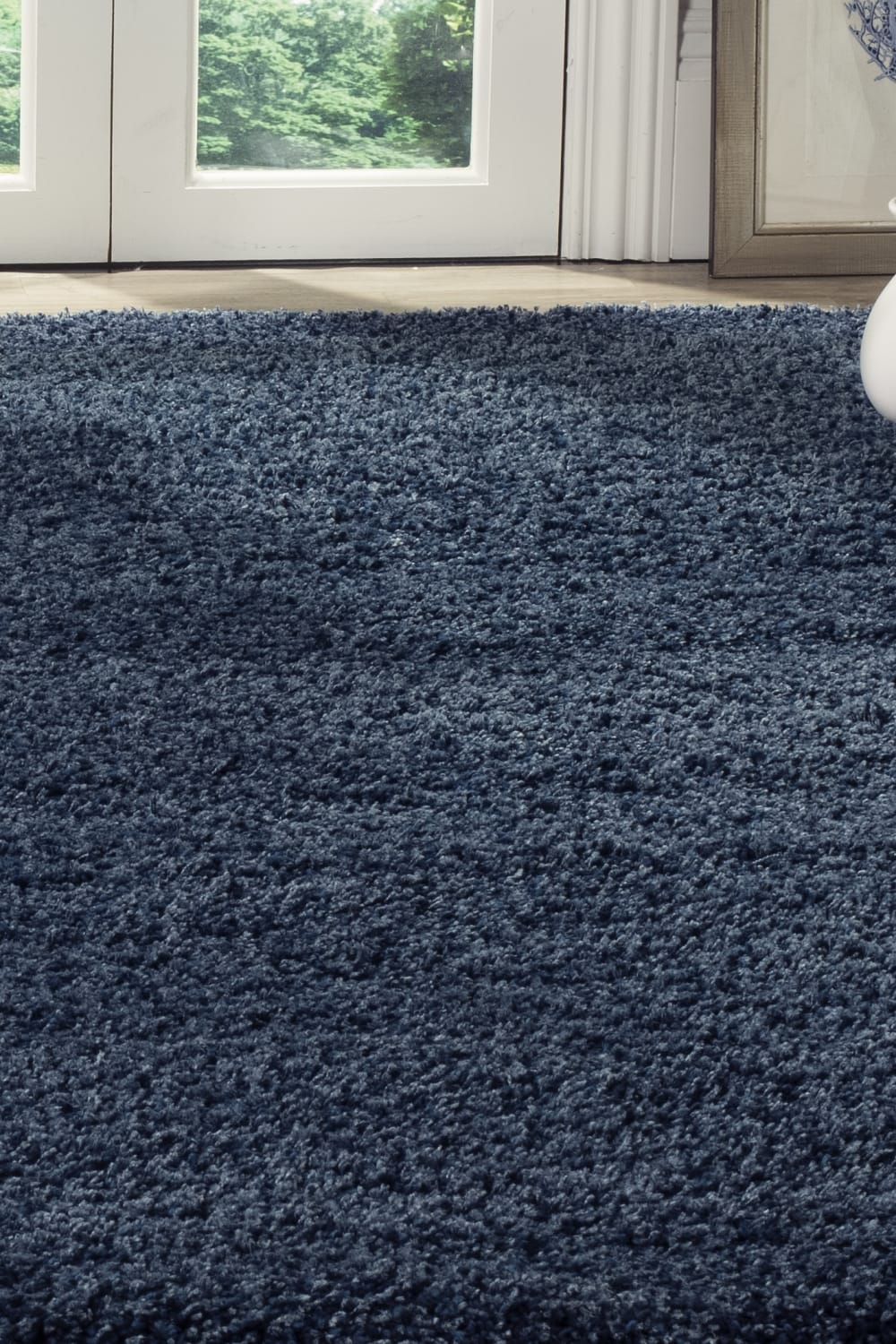 Tapis en polypropylène bleu, 122 x 183 cm - Maisons du Monde