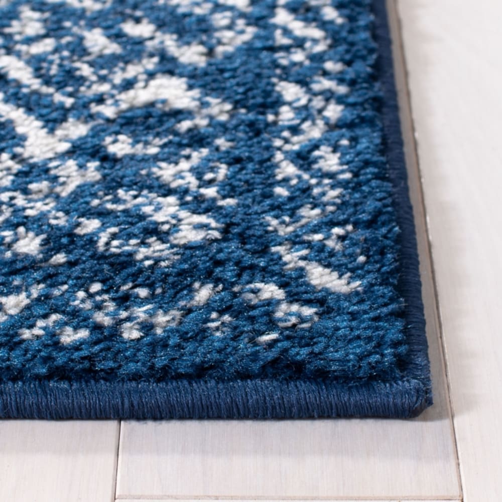 Tapis de transition en polypropylène bleu/blanc, 160 x 229 cm — vue 4