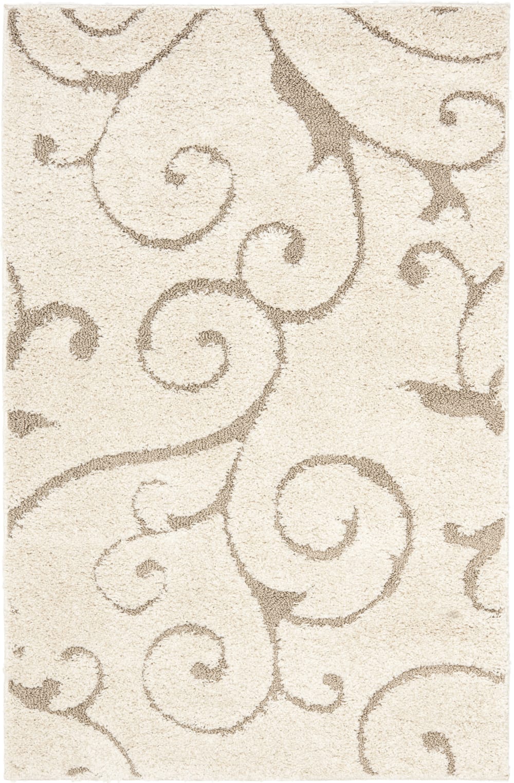 Alfombra de polipropileno beige, 122 x 183 cm - Maisons du Monde