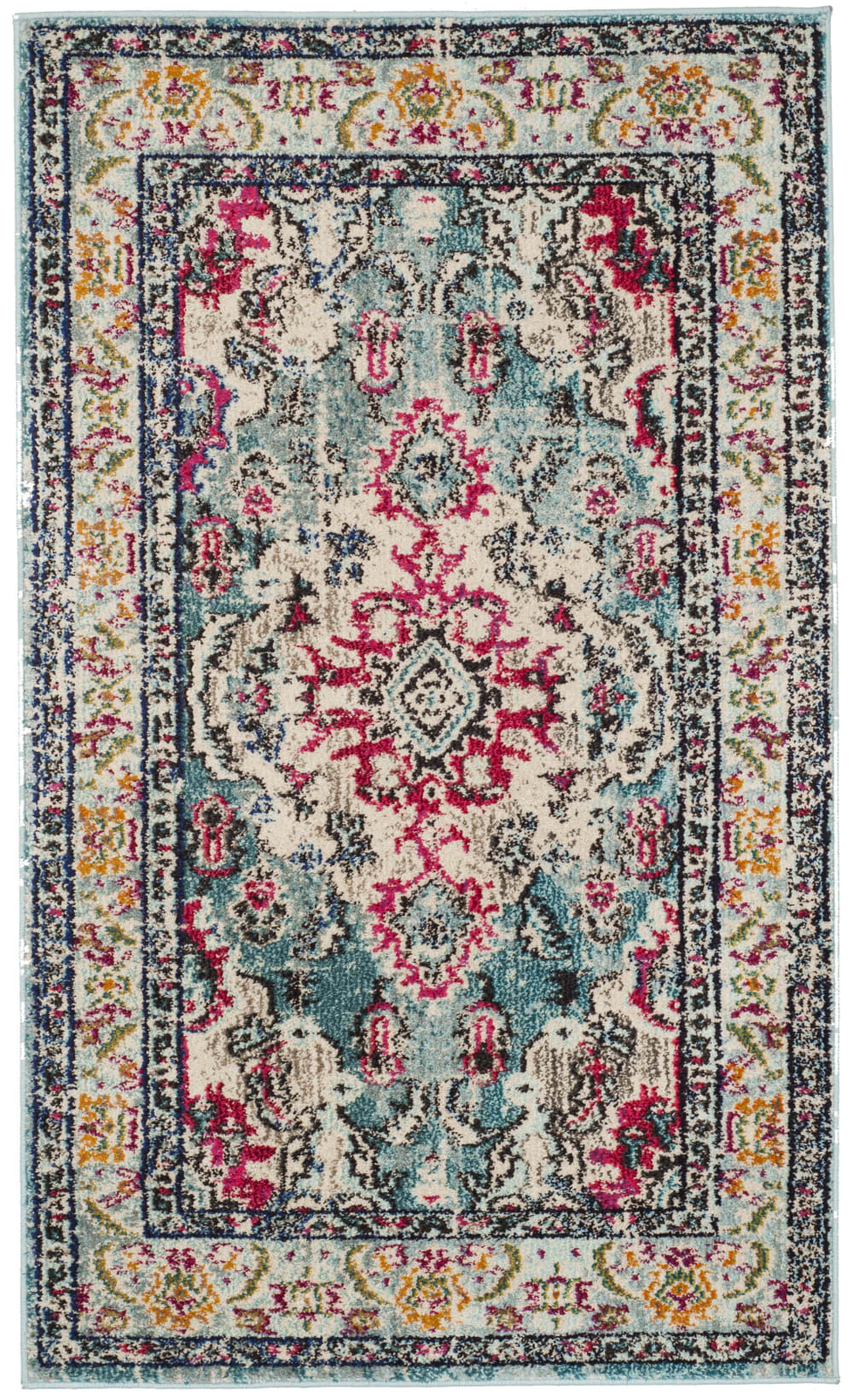 Tapis bleu 122 x 170