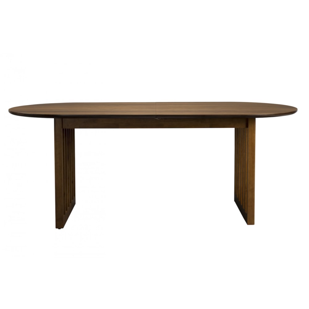 Table de repas extensible ovale en bois de noyer - Maisons du Monde