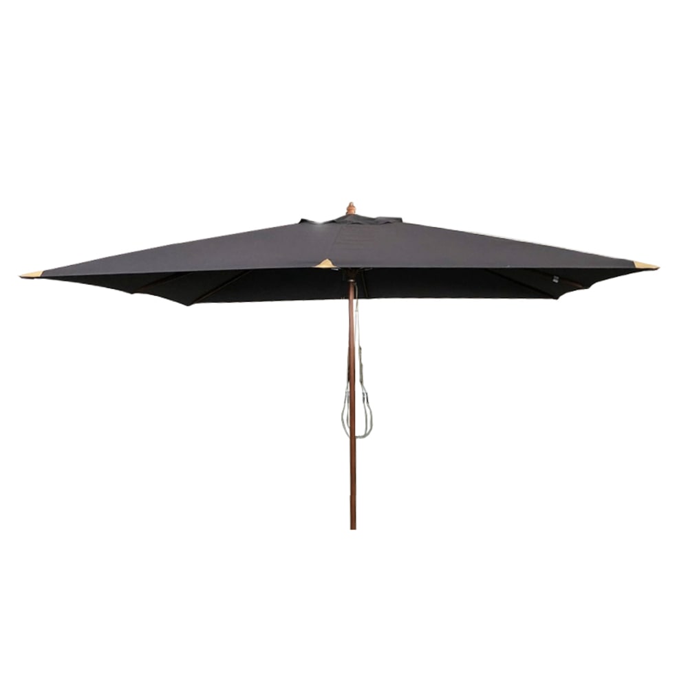 Parasol droit gris 4x3 m
