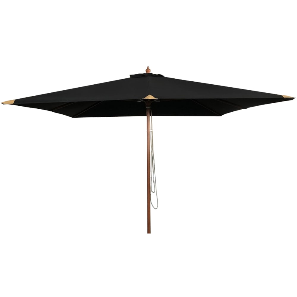 Parasol droit noir 3x3 m