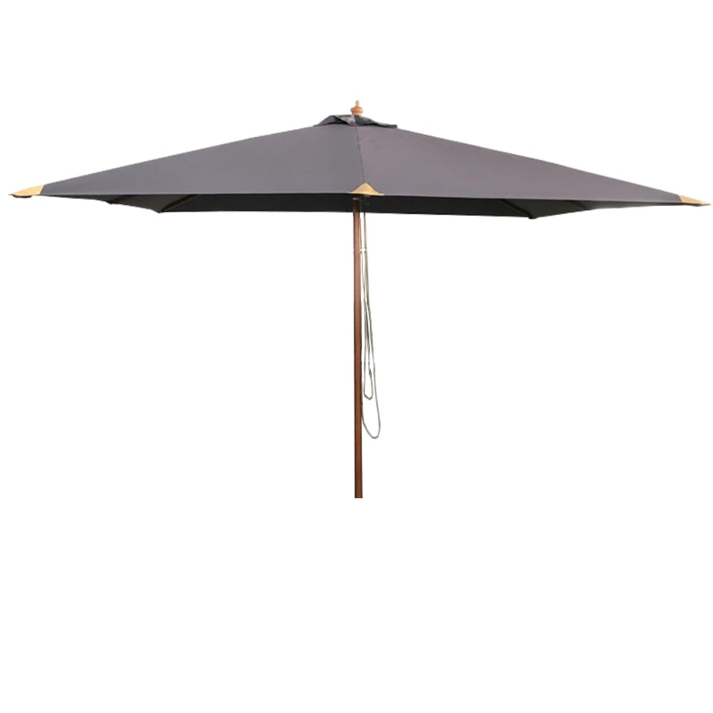 Parasol droit gris 3x3 m - Maisons du Monde