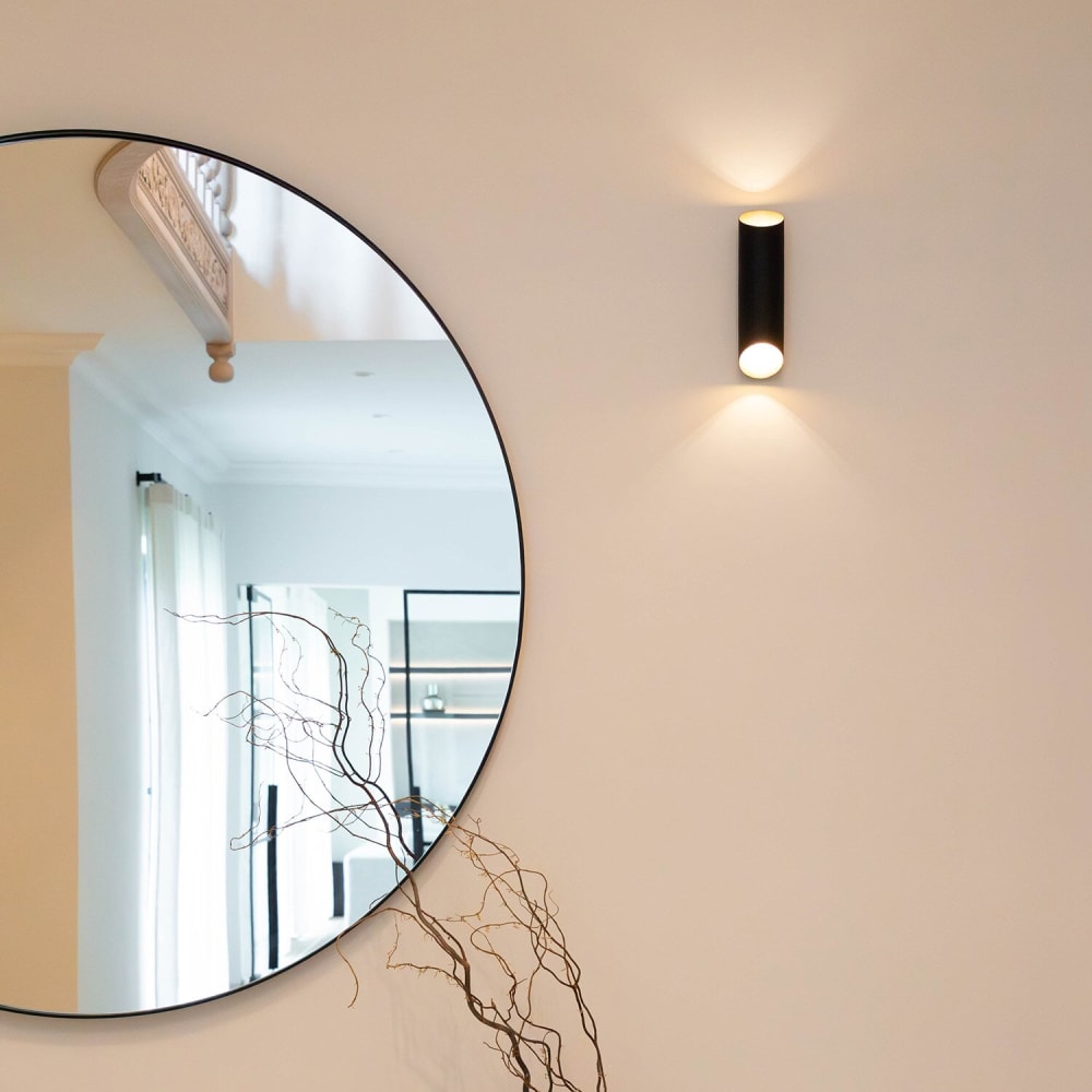 Lampe murale avec abat-jour en métal en noir 40w 26cm - Maisons du Monde