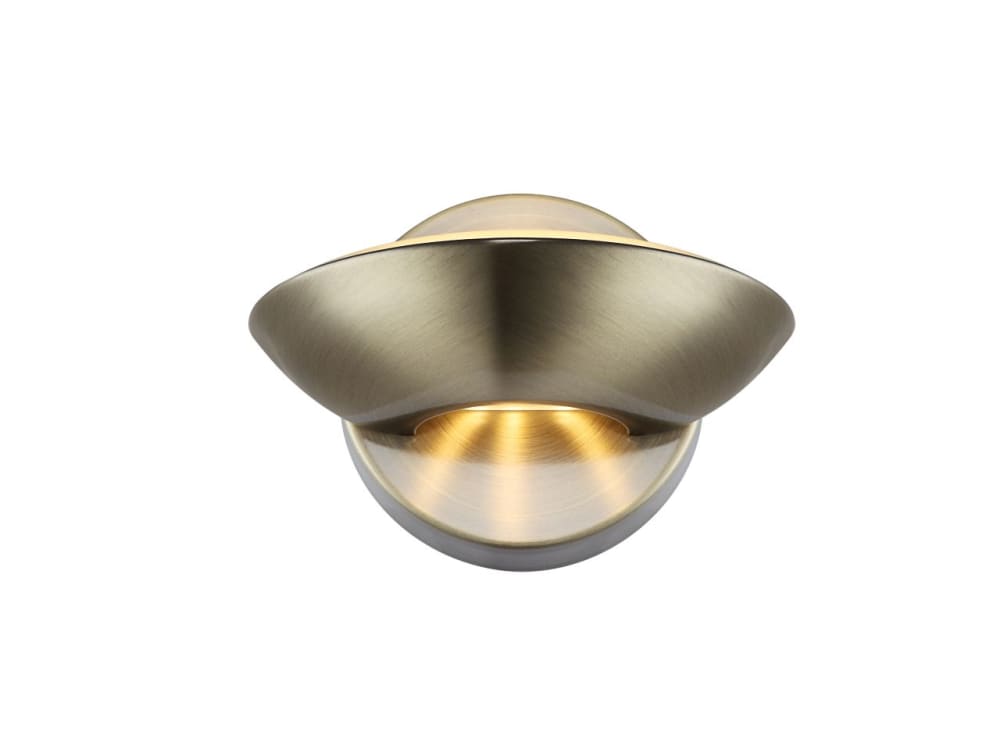 Globo Lighting Wandleuchte Metall, LED Transparent Metall