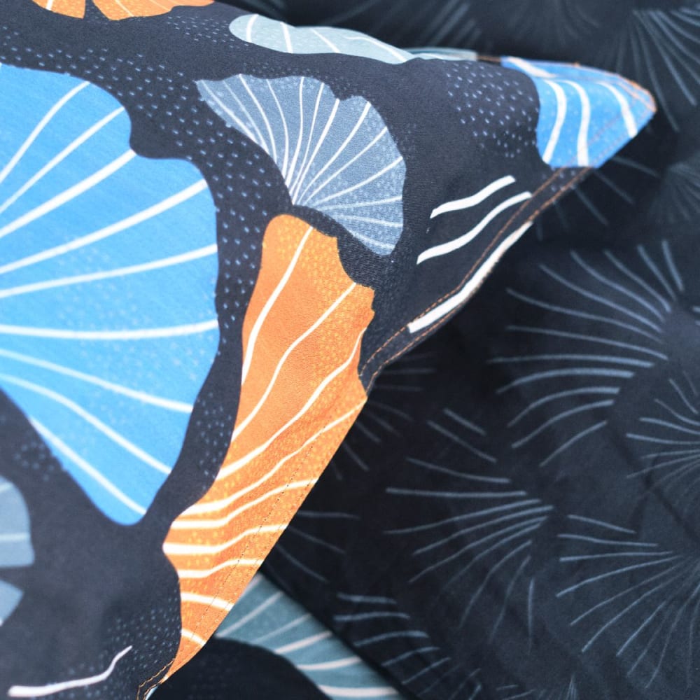 Parure de lit 260x240 cm bleu - Maisons du Monde