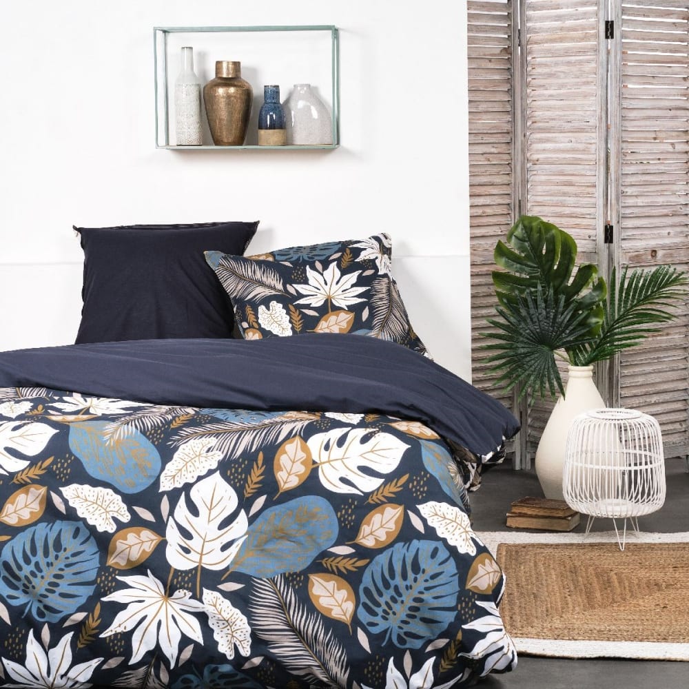 Parure de lit  240x220 cm Bleu