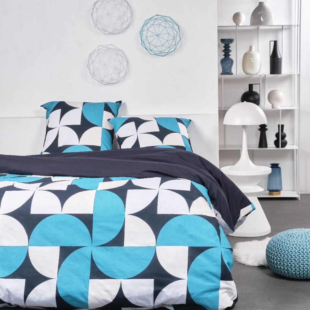 Parure de lit  240x220 cm Bleu