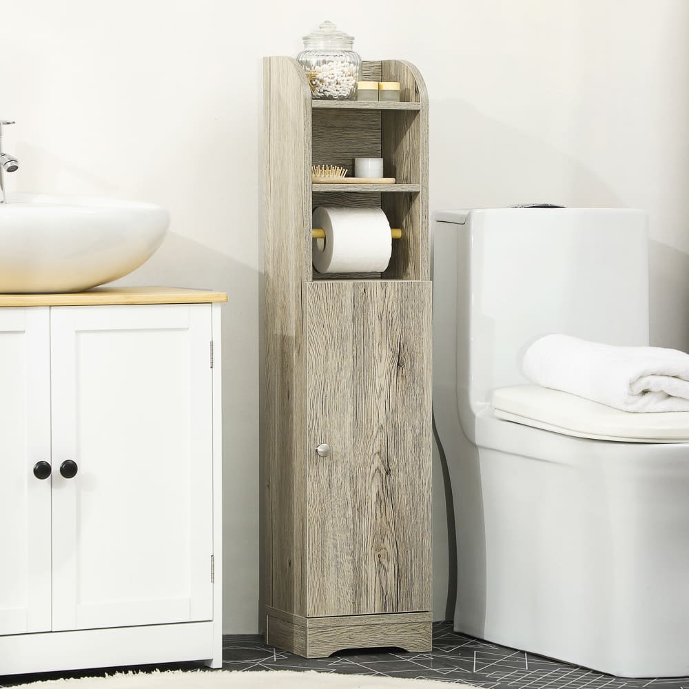 Armario de baño 23x18x100 cm gris - Maisons du Monde