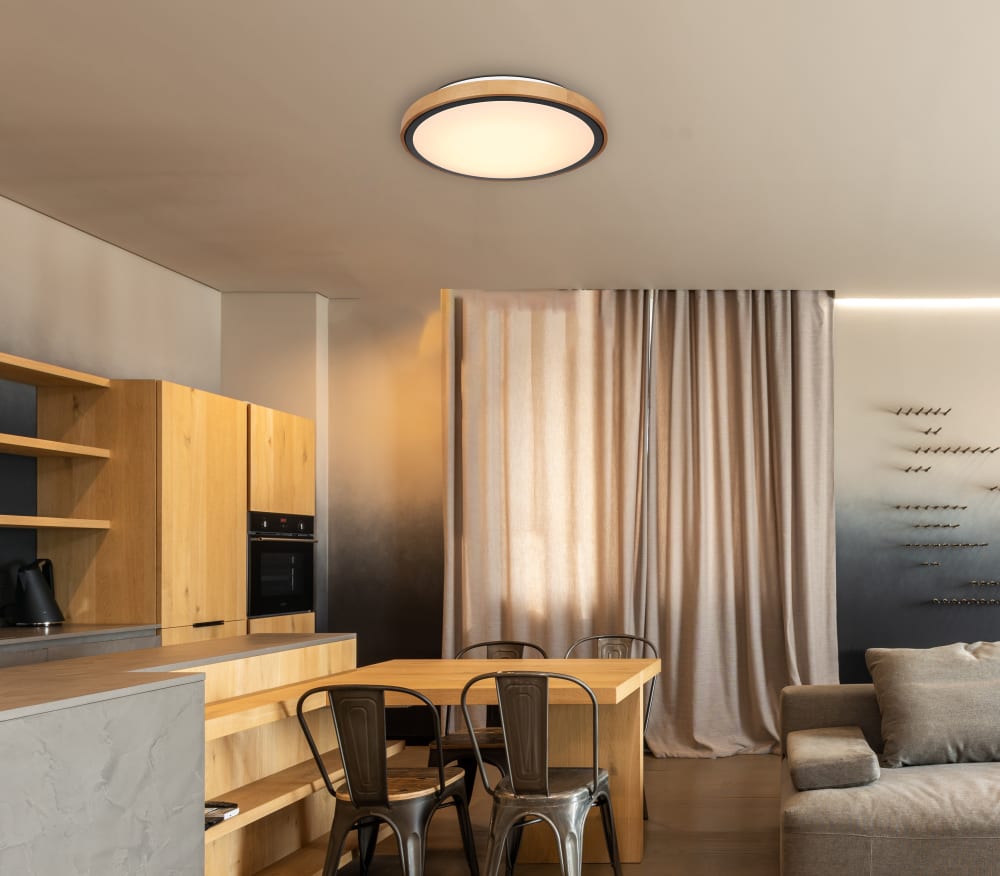 Deckenleuchte Metall schwarz matt, LED - Maisons Du Monde