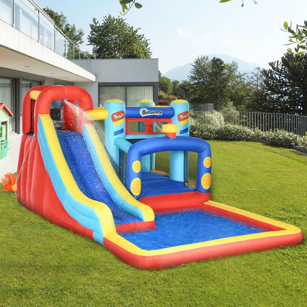 Castillo hinchable 435x245x200 cm multicolor - Maisons du Monde