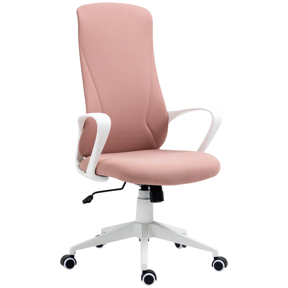 Silla de oficina 62x56x119.5 cm rosa