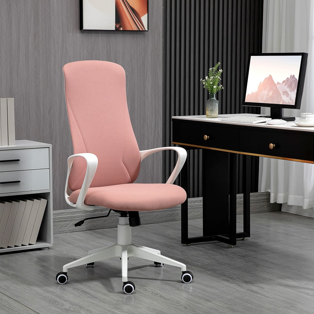 Silla de oficina 62x56x119.5 cm rosa - Maisons du Monde
