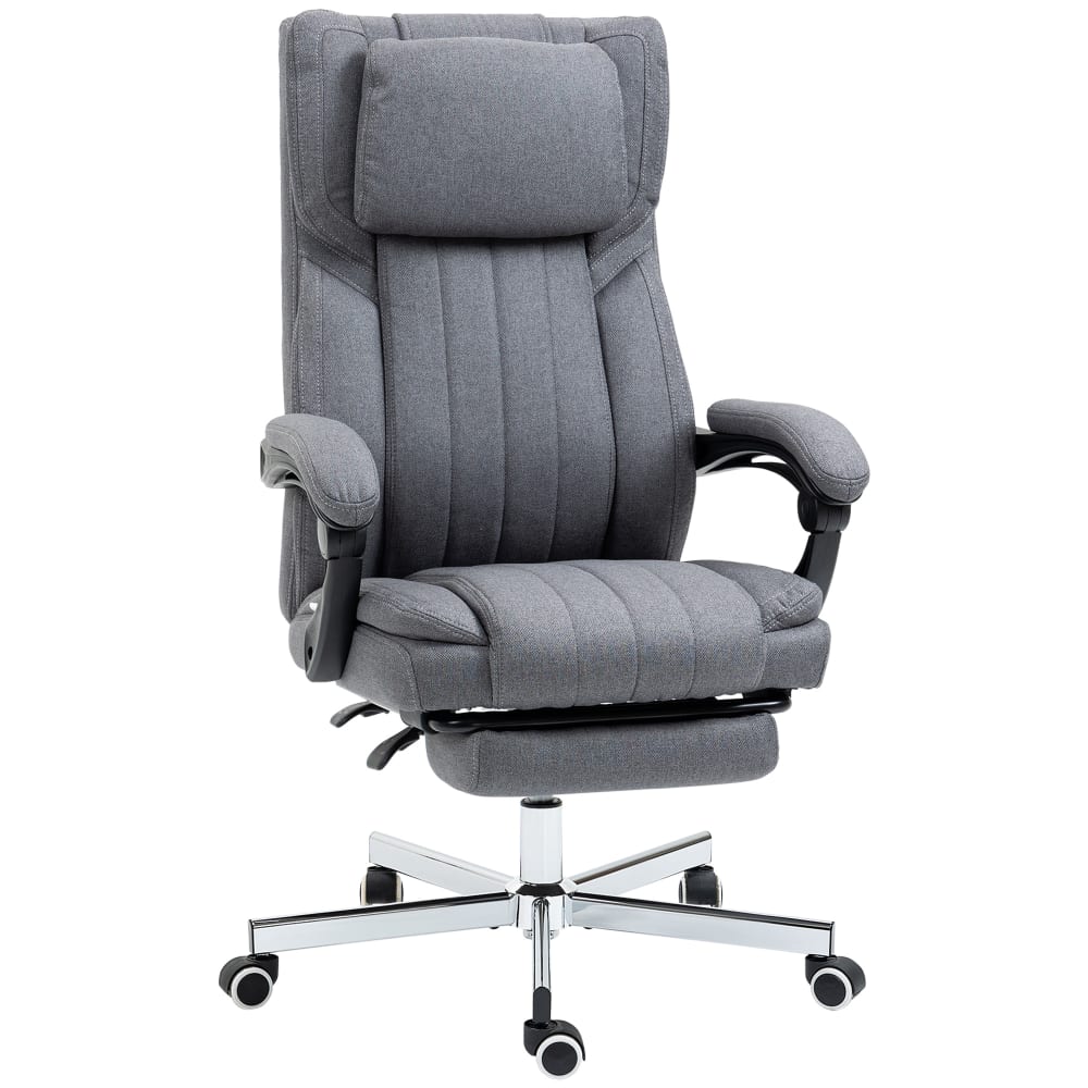 Silla de oficina 65x61x118 cm gris