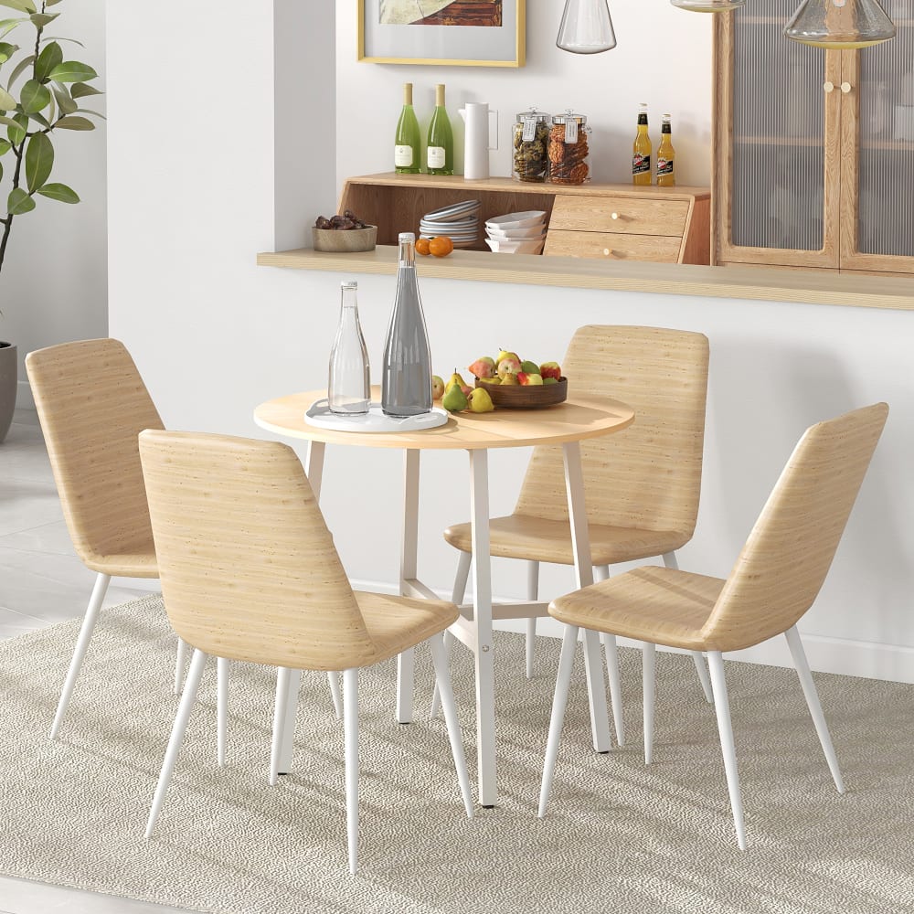 Mesa de comedor 80x80x76 cm madera natural - Maisons du Monde