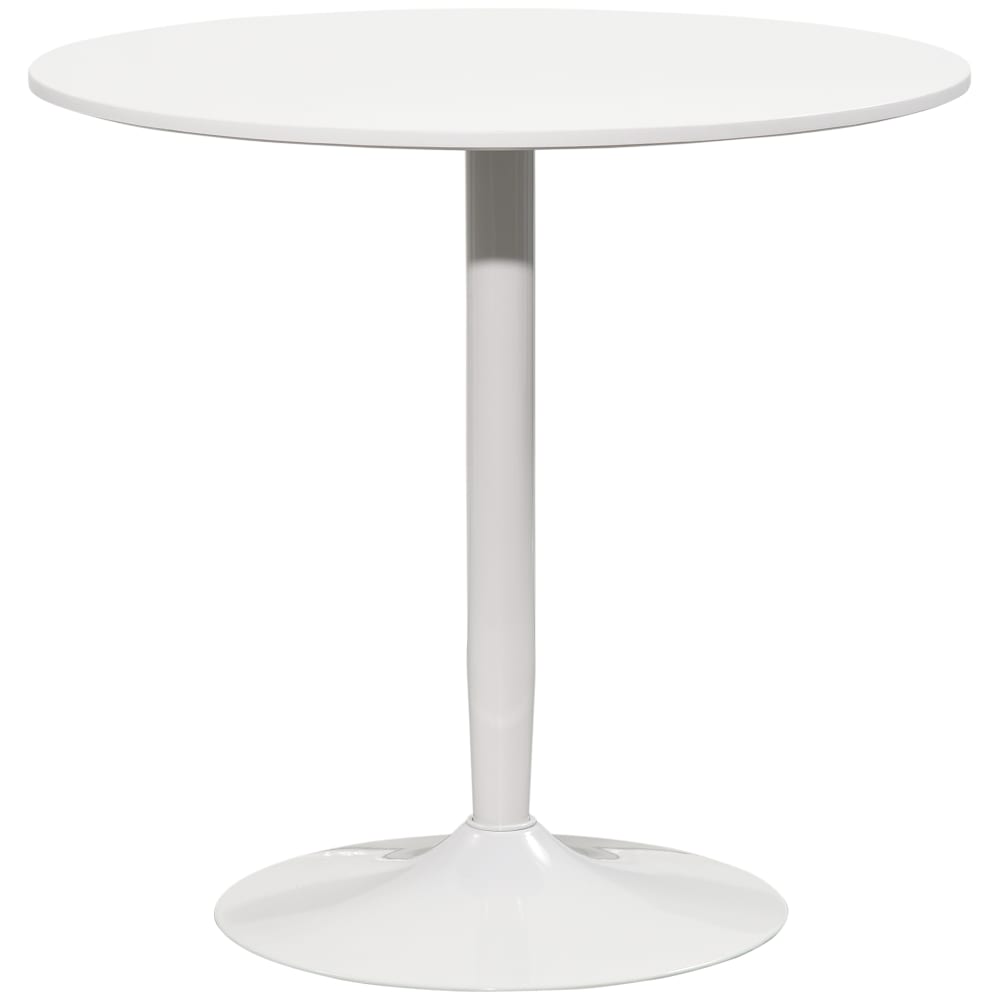 Mesa de comedor 80x80x75 cm blanco