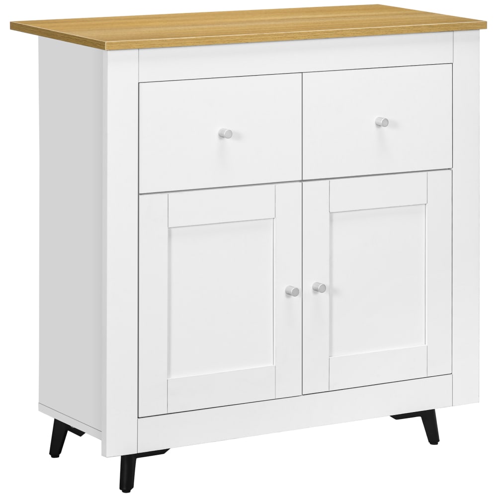Aparador 78x35x80 cm blanco