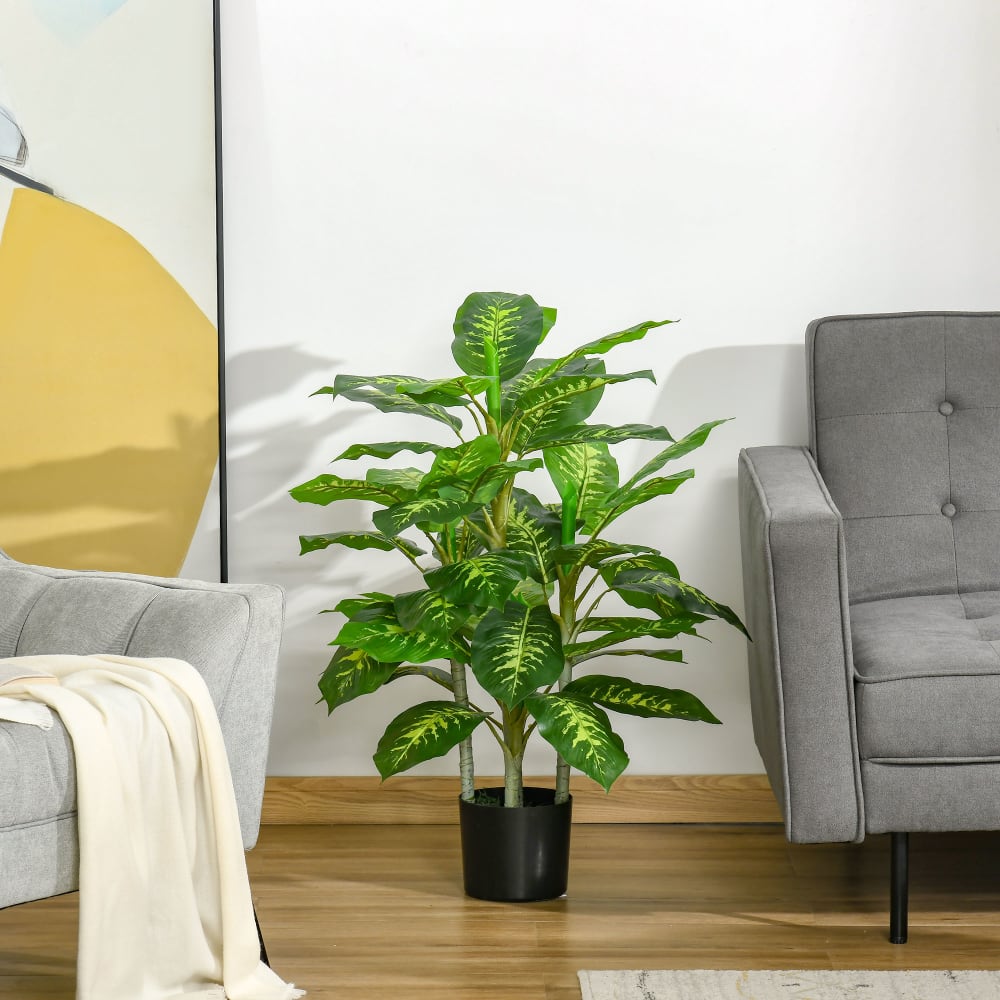Planta artificial 17x17x95 cm verde - Maisons du Monde