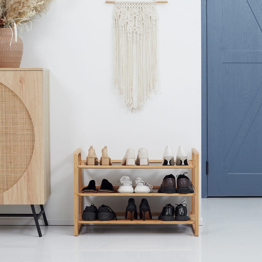 Zapatero 76x33x51 cm madera natural - Maisons du Monde