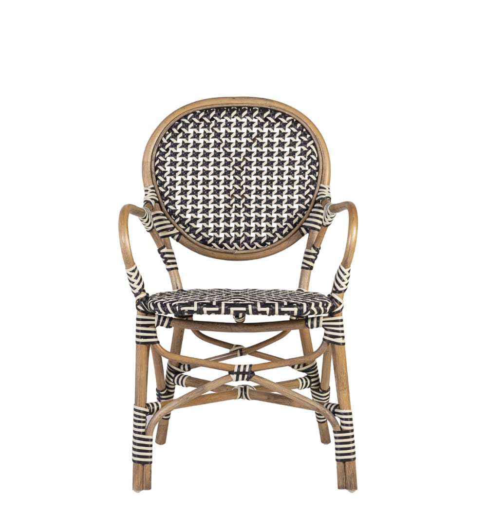 Set di 2 poltrone in rattan bicolore - MOYCOR