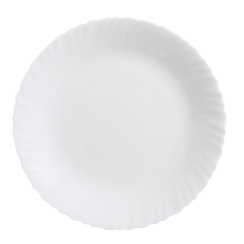 6 assiettes blanches 27 cm
