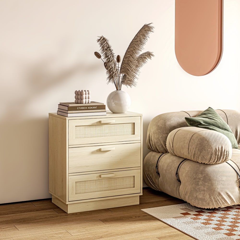 Cómoda con cajones 60x38x69 cm madera natural - Maisons du Monde