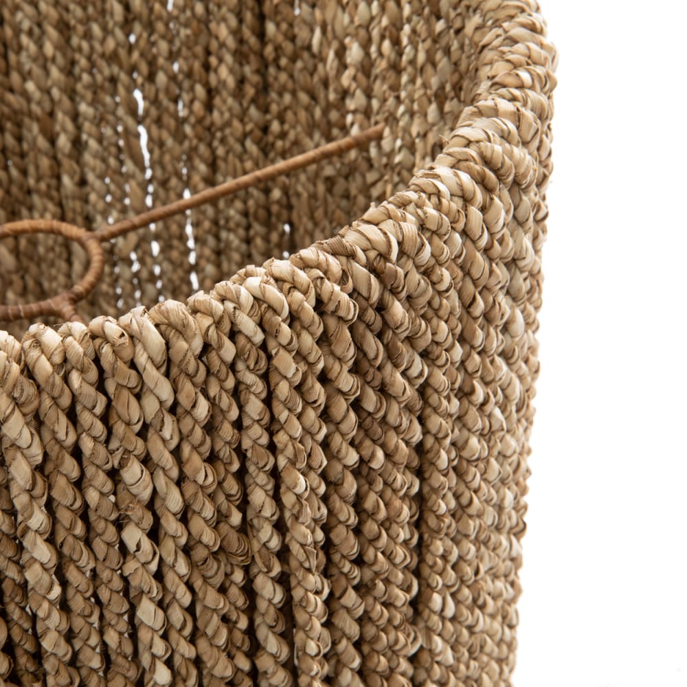 Lampe de table herbe de mer marron 30x30x30cm — vue 4