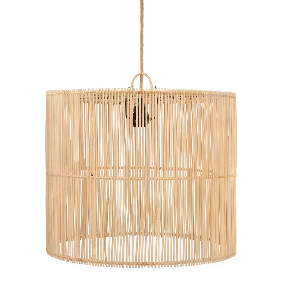 Suspension rotin marron 45x45x50cm