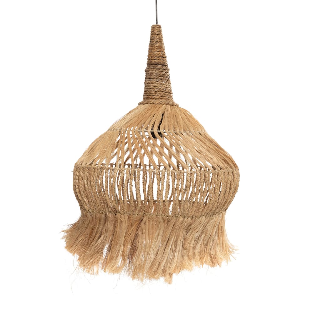 Suspension herbe abaca marron 50x50x70cm