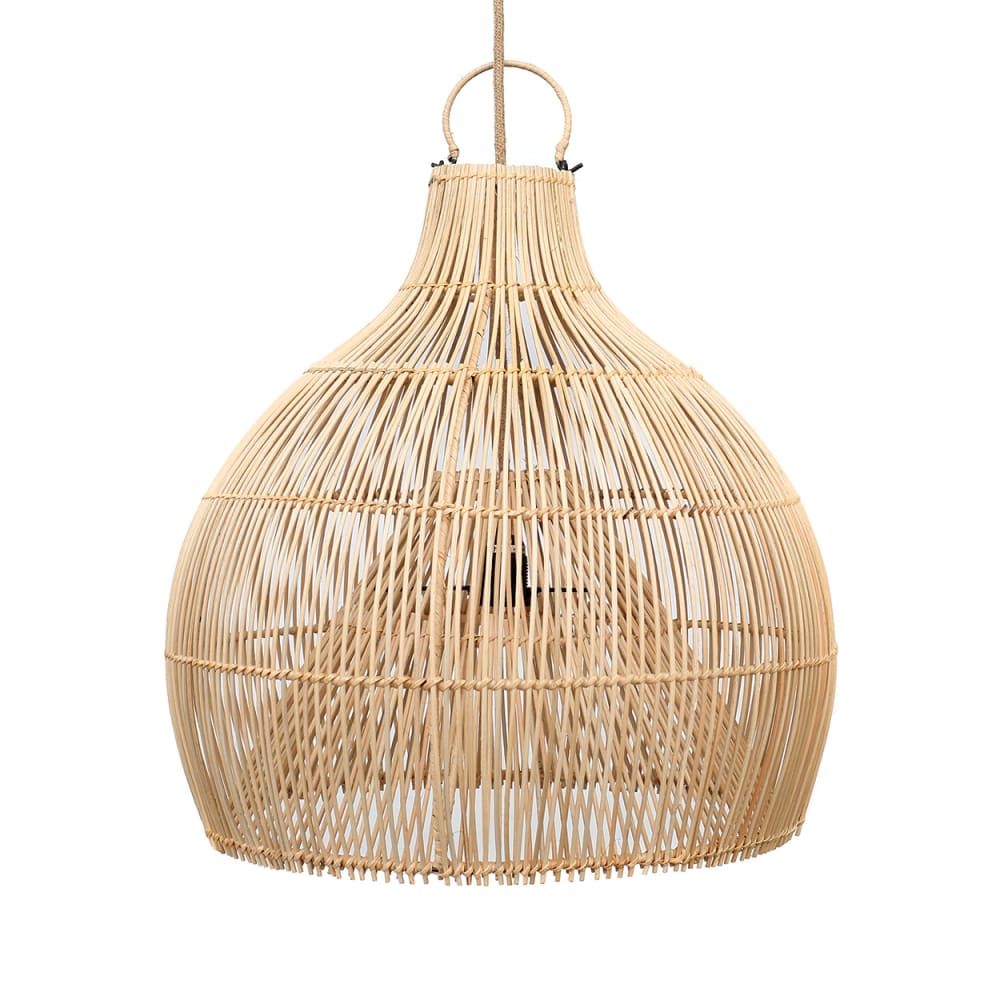 Suspension rotin marron 50x50x52cm